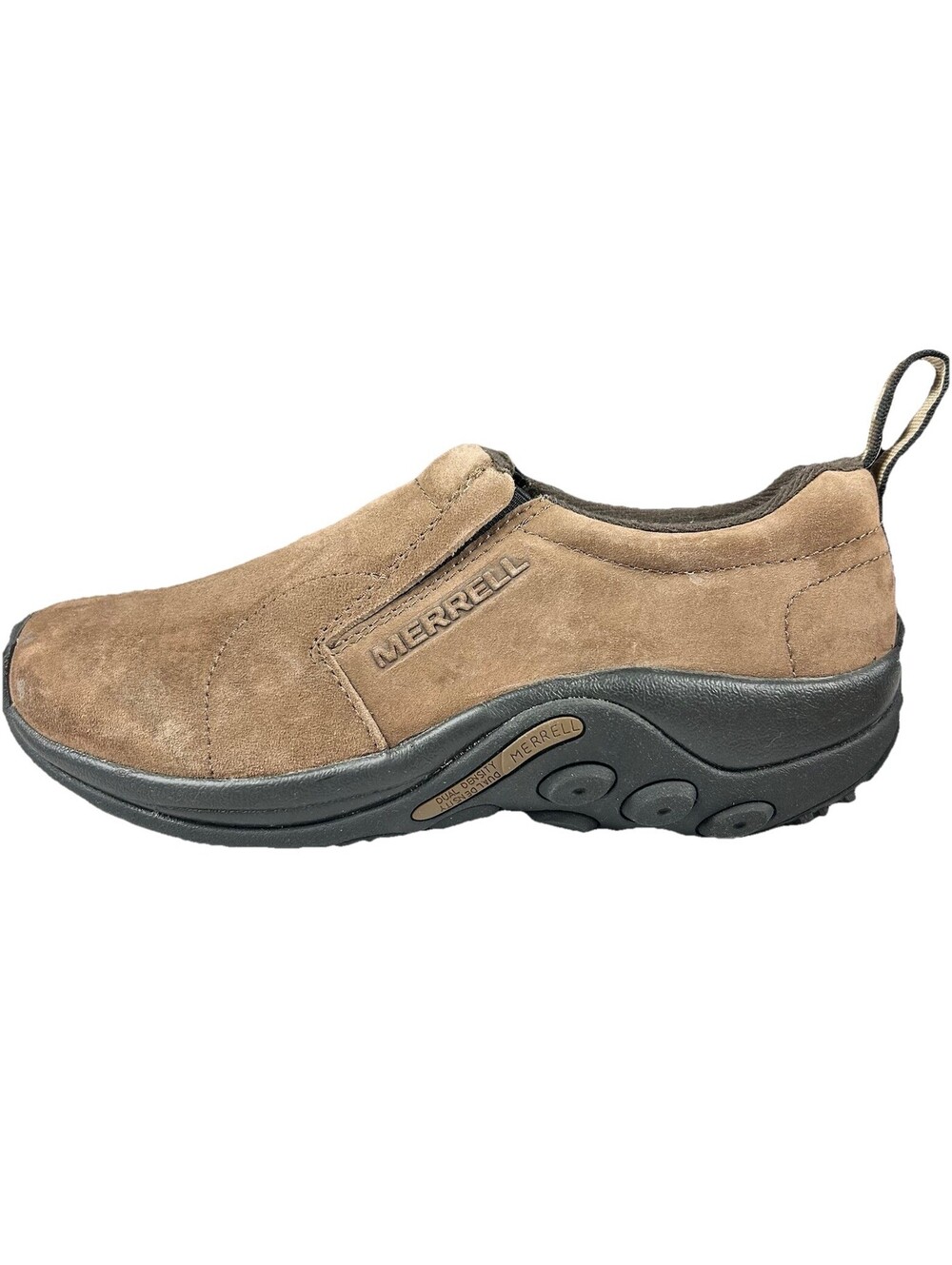 US Men’s 10.5 - Merrell Jungle Moc Suede Slip On “Dark Earth” J65685, New in Box